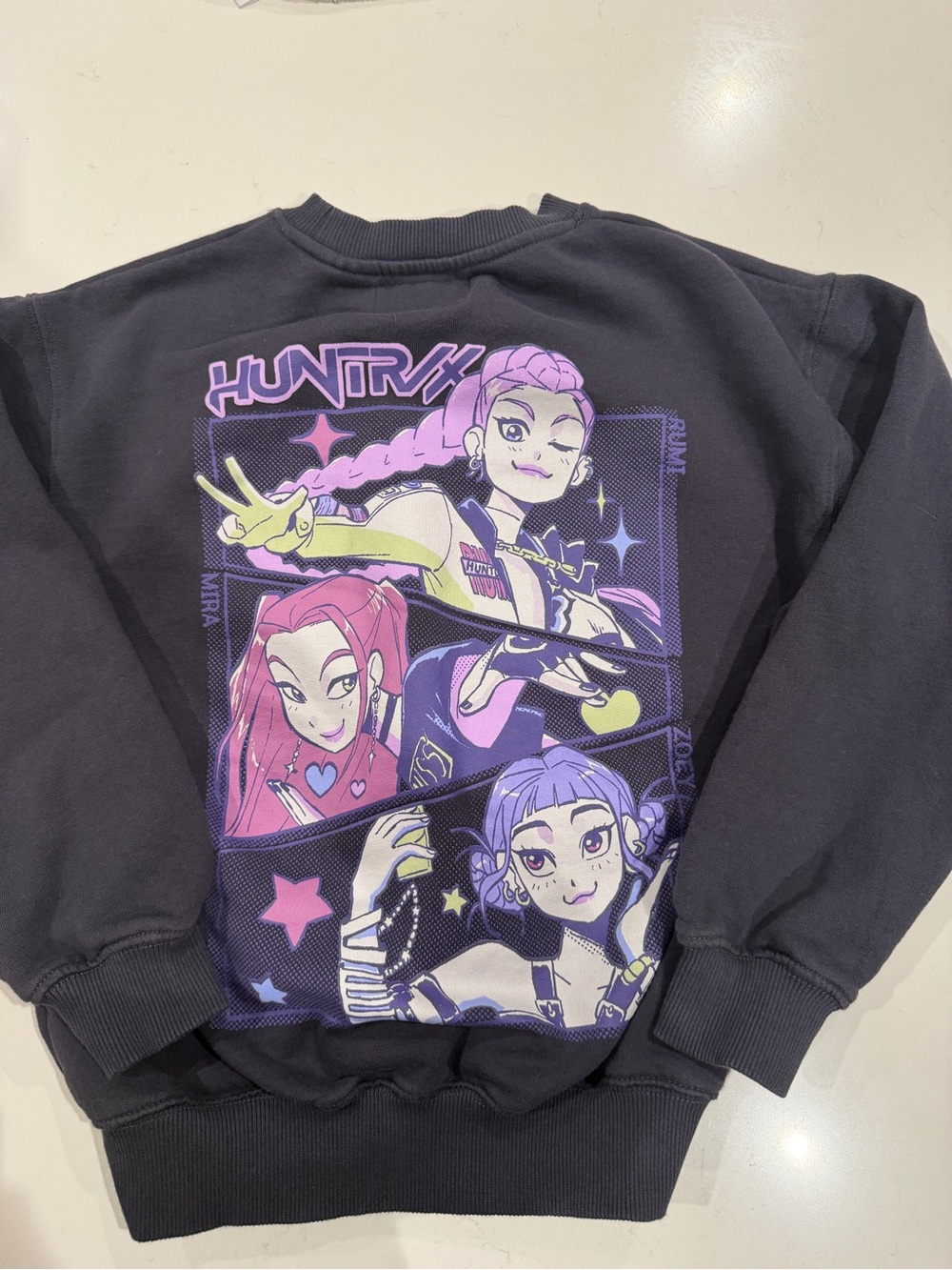 ZARA x Netflix KPop Demon Hunters HUNTR/X Graphic Sweatshirt – Girls 12–13 Years